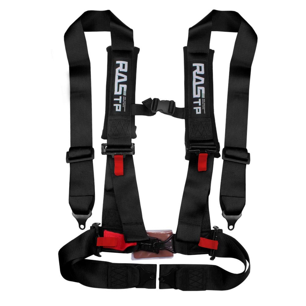 4 Point Safety Harness with 3 Inch Padding (Black)