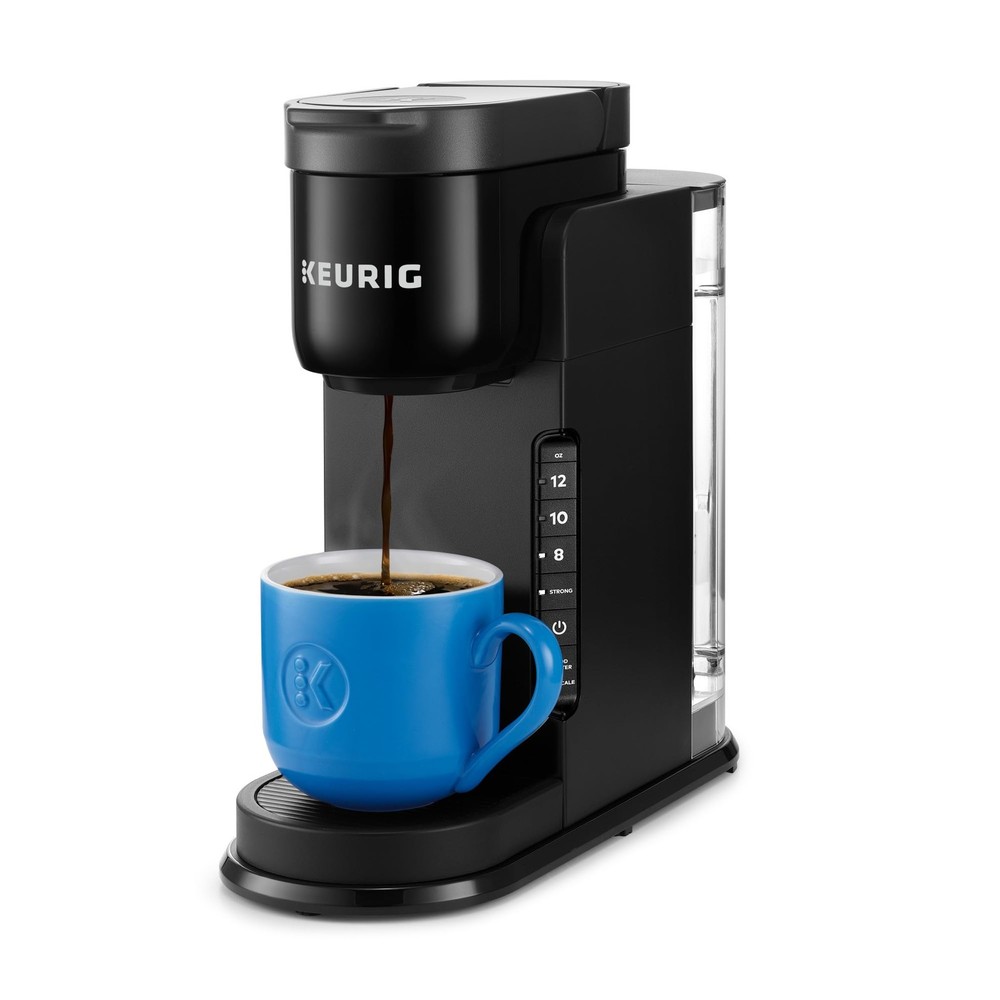 K-Express Single Serve K-Cup Pod Coffee Maker, 3 Brew Sizes, Strong Button Fe...
