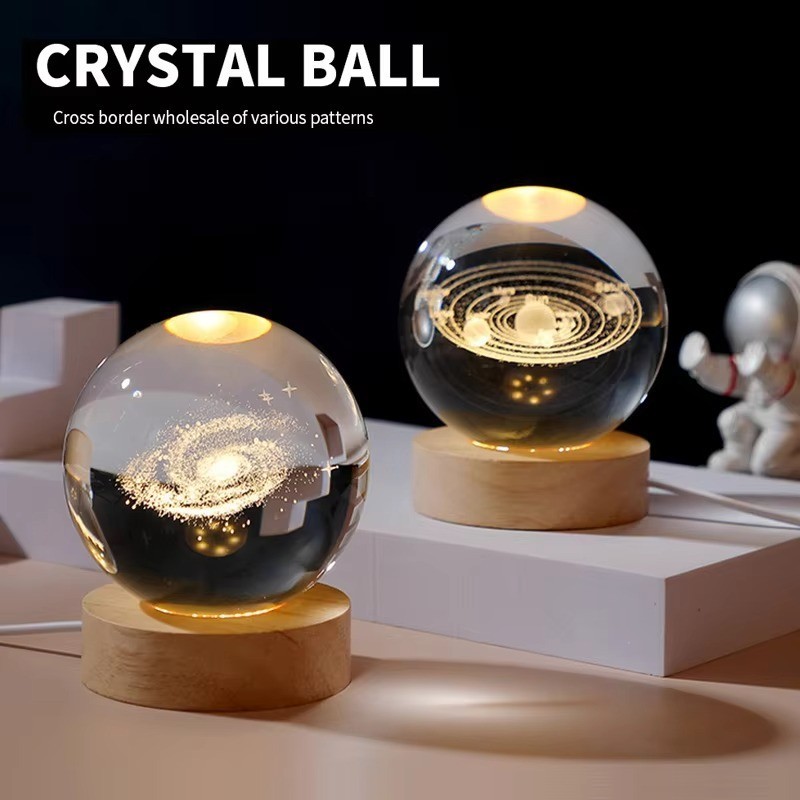 Solar System Crystal Ball Led Light