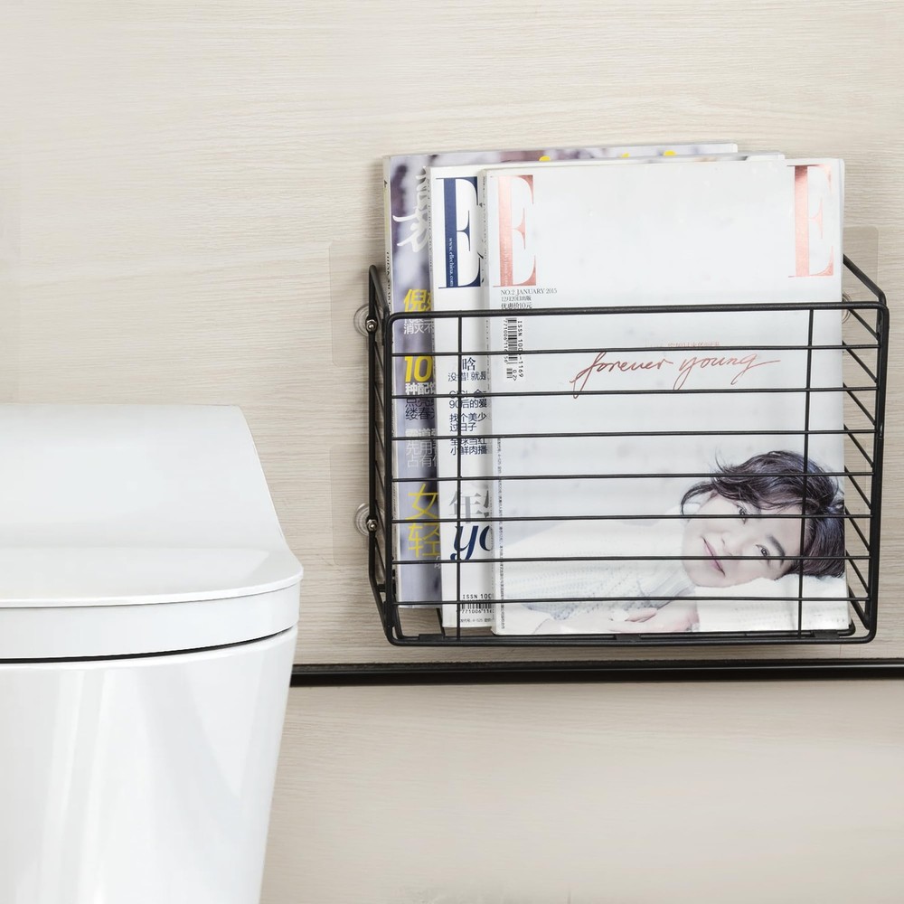 Kitchen Wrap Organizer Rack Wall Mounted Hanging Storage Basket for Cabinet