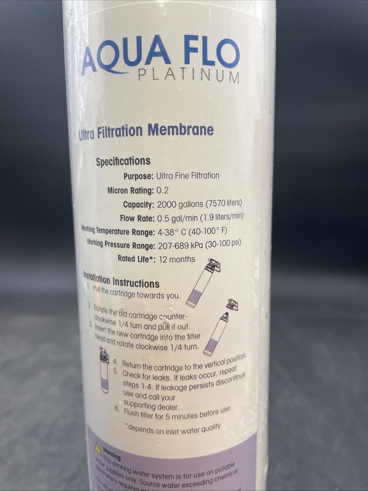 Aqua Flo 41407005 Ultra Filtration Membrane (NEW)