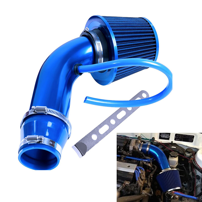 3" Cold Air Intake Filter Induction Kit Pipe Power Flow Hose System US New