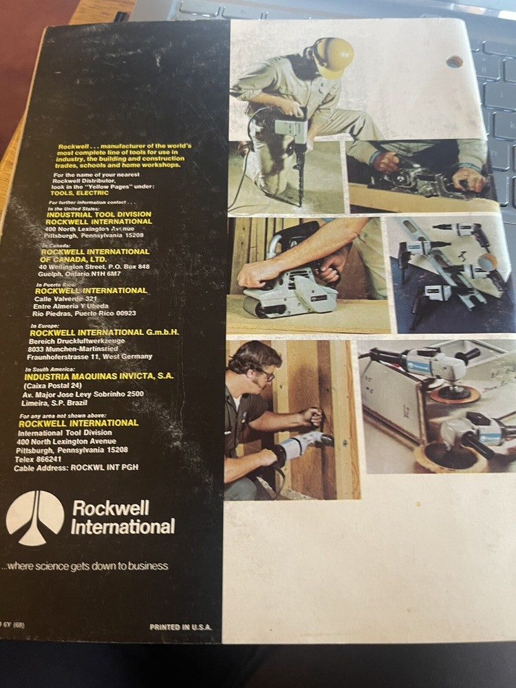 Rockwell Professional Power Tools Catalog