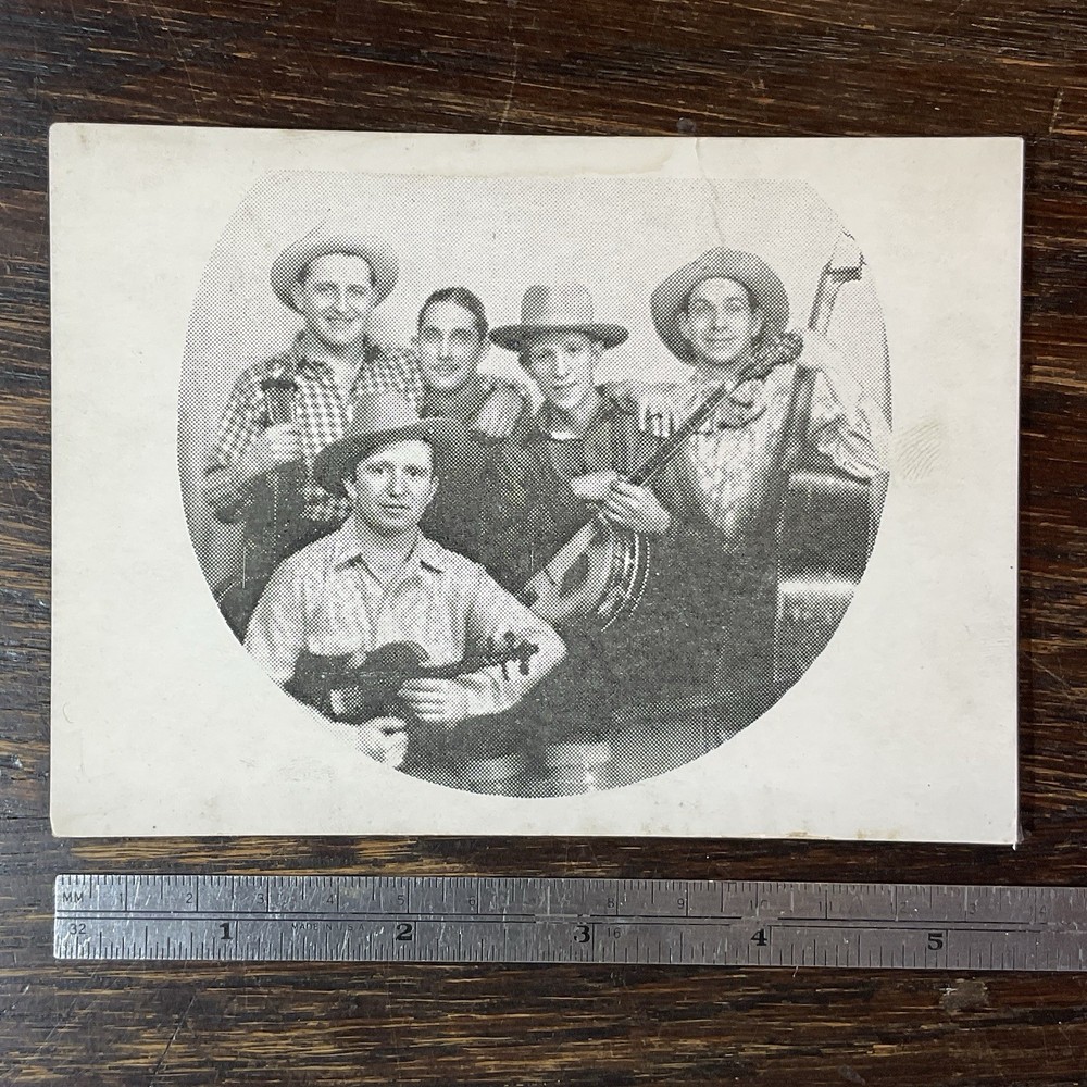 Bluegrass Band Photo Postcard