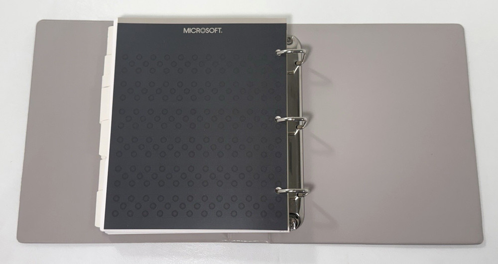 Microsoft Macro Assembler MS-DOS Version 4 Manual, Software, Acrylic Case 1984