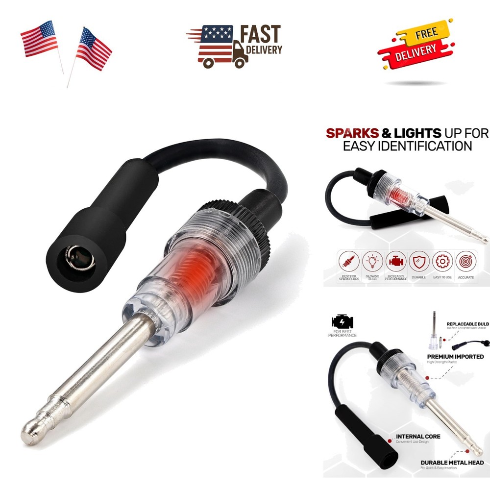 Ram-Pro Inline Spark Tester, Plug Engine Ignition 6-12 Volt Fool-Proof – Pick...