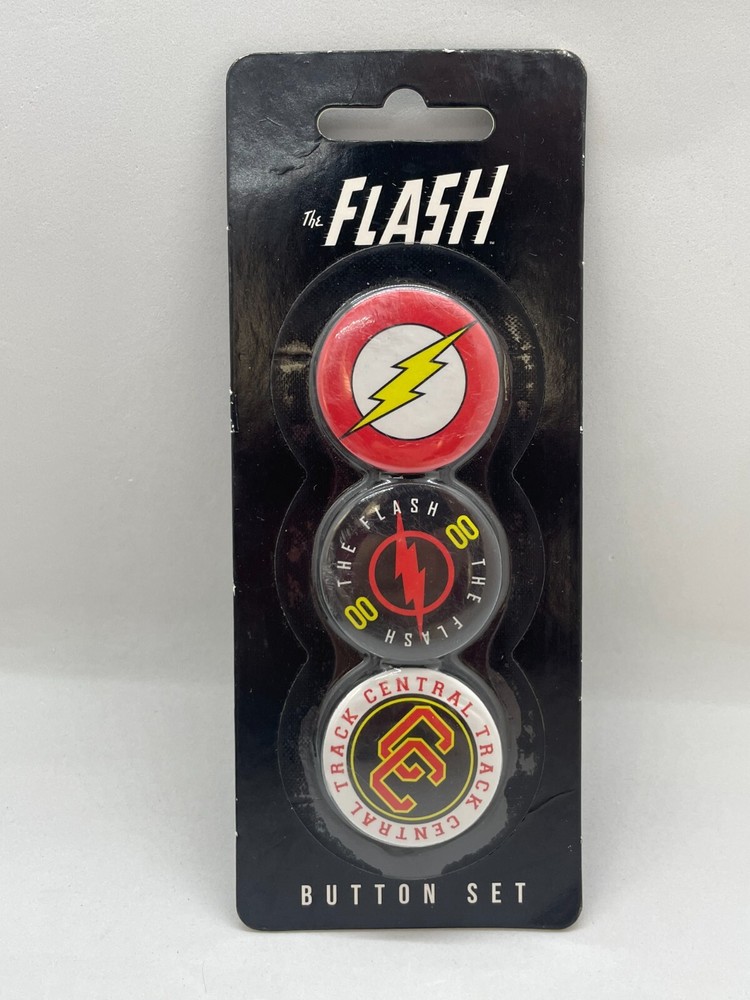 DC Comics The Flash Buttons Set
