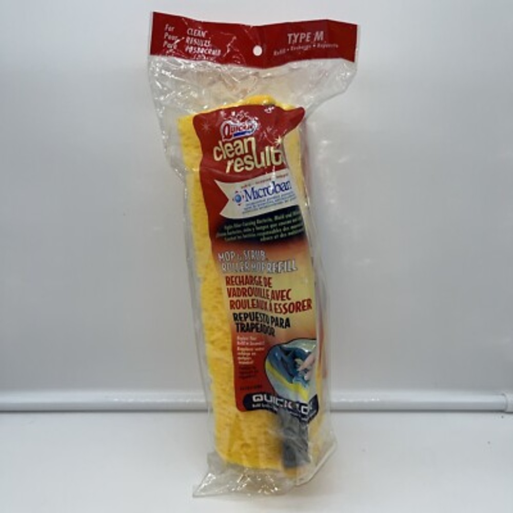 Quickie Type M Refill Microban Roller Sponge Mop,  #058BCRMB New, Torn Package 1