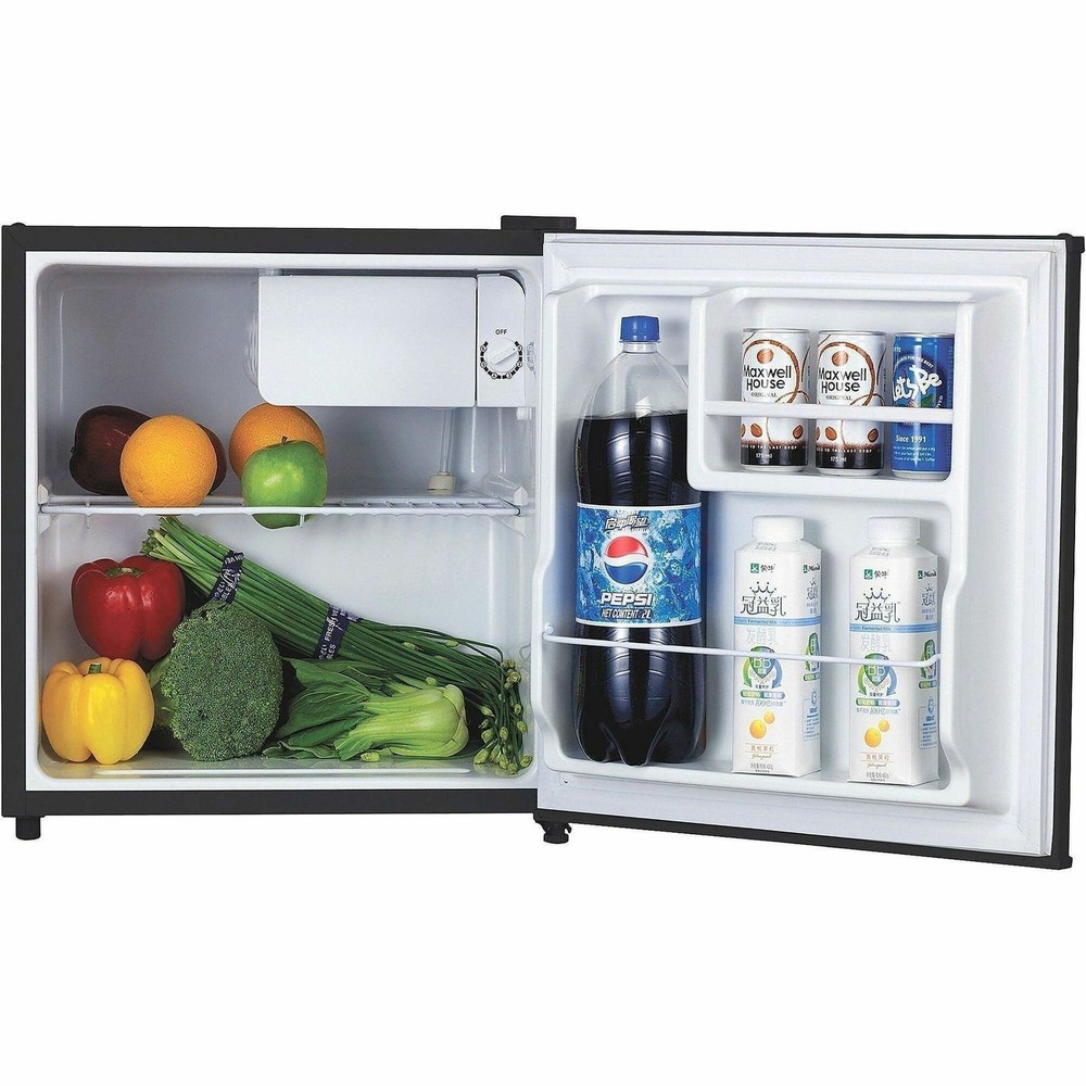 Lorell LLR72311 Compact Refrigerator 1.6 Cu.ft Black