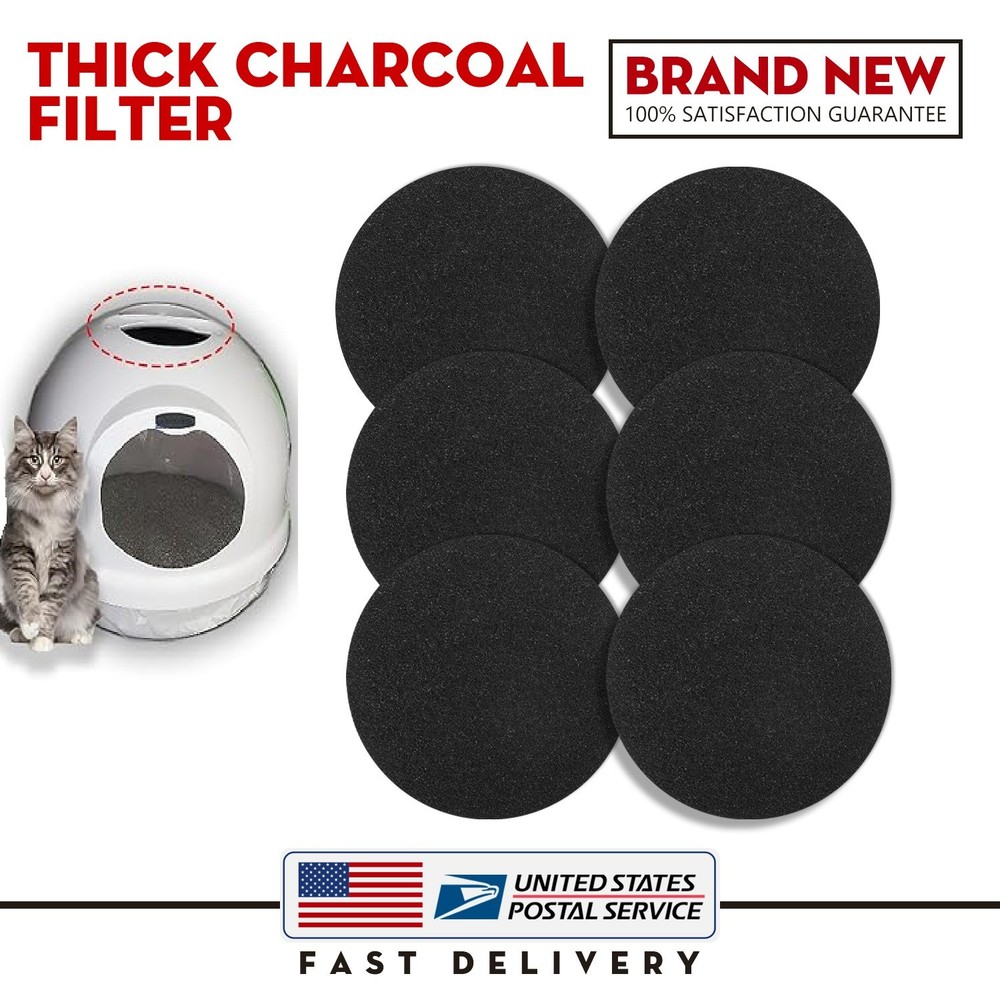 Thickened & Durable Activated Charcoal Filters – Neutralizes & Eliminates Odors