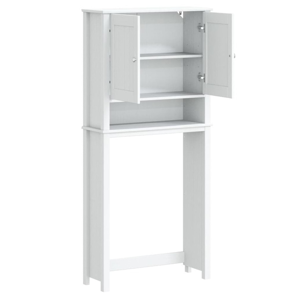 Washing Machine Cabinet White Solid pine wood Standard