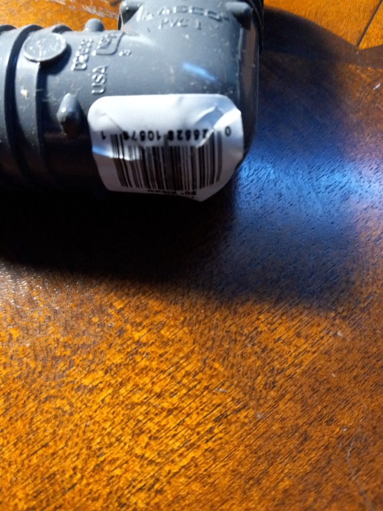 Lasco 1 in. Insert x 1 in. Dia. Insert PVC Elbow