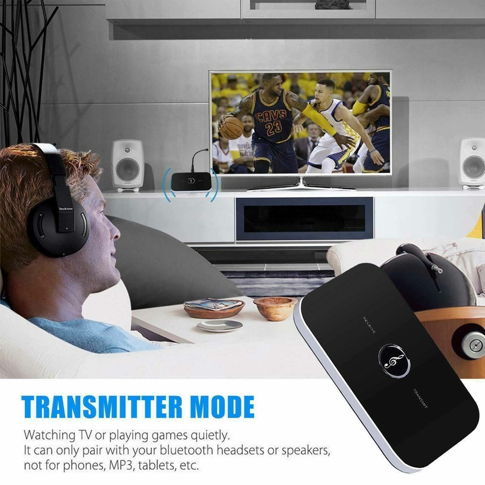Bluetooth V4 Transmitter & Receiver Wireless A2DP Audio 3.5mm Aux Adapter Hub A6