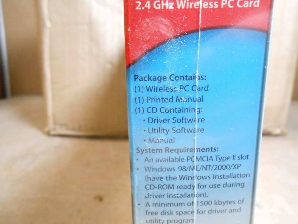 SMC NETWORKS 2.4 GHz WIRELESS PC CARD