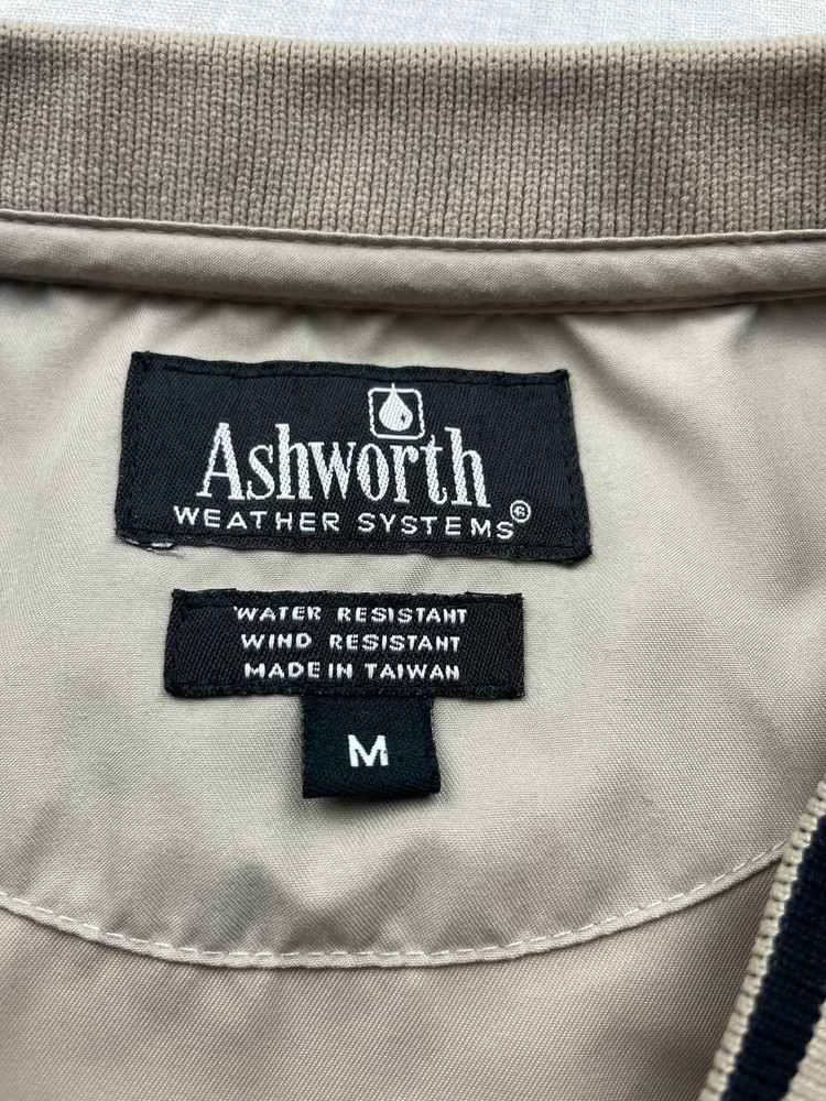 Mens Ashworth Golf Weather System Sleeveless Pullover V-Neck Vest Khaki Medium