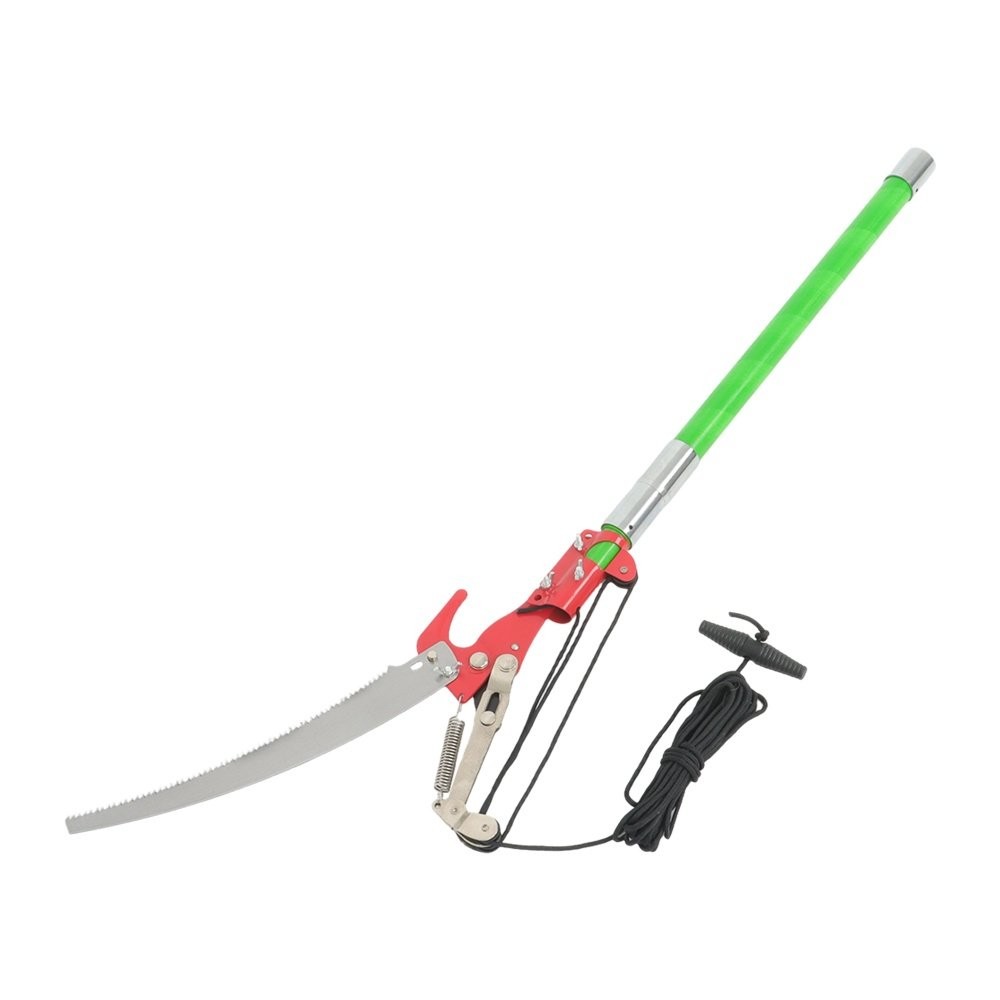 Extendable Pole Saw 30ft 9-Section Green Trimmer & Pruner Combo No Ladder Need