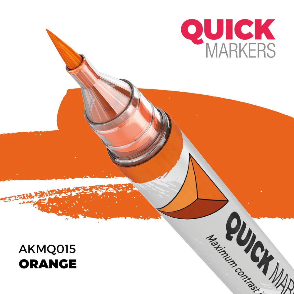 AK Interactive MQ015 Quick Marker Orange