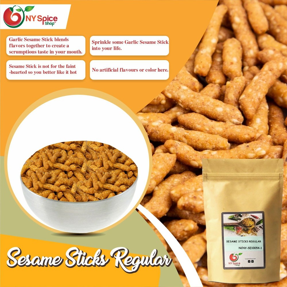 Sesame Sticks Crunchy Regular 8oz-5lb ( Select Quantity From Drop Down )