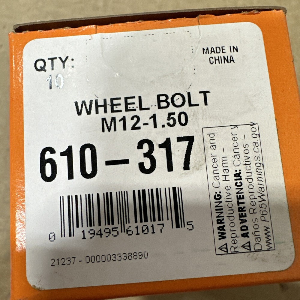 Wheel Lug Bolt-Stud Front,Rear Dorman 610-317