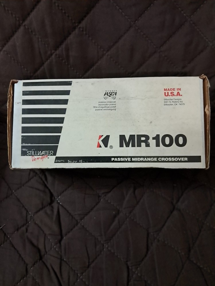 Kicker MR100  Midrange Bandpass Crossover Pair MR-100 Open Box