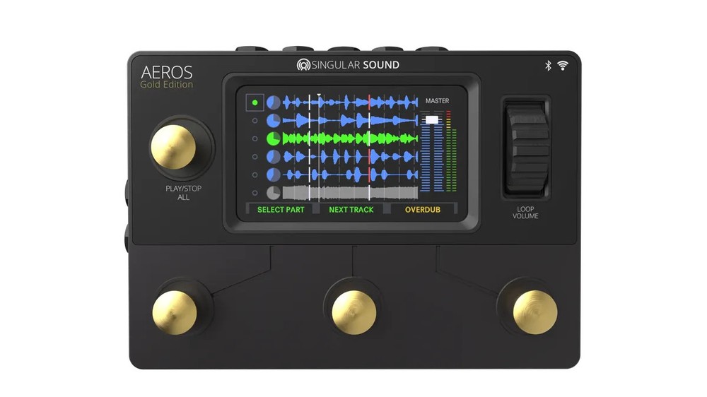 Singular Sound AEROS Loop Studio Effects Pedal - Gold Edition