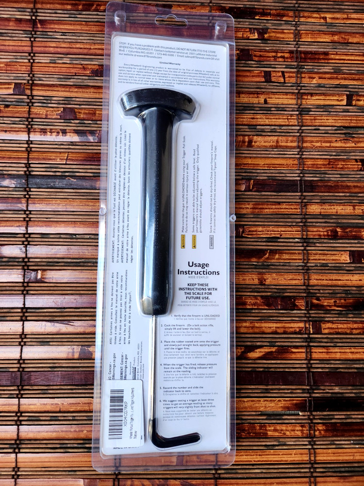 Wheeler Engineering TRIGGER PULL SCALE 8oz-8lbs for Gunsmithing