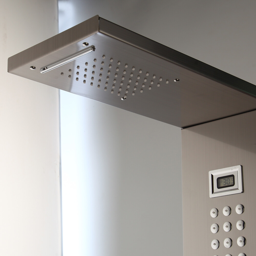 Wall Mounted Shower Panel System - Bathroom Shower Column with Massage Jets