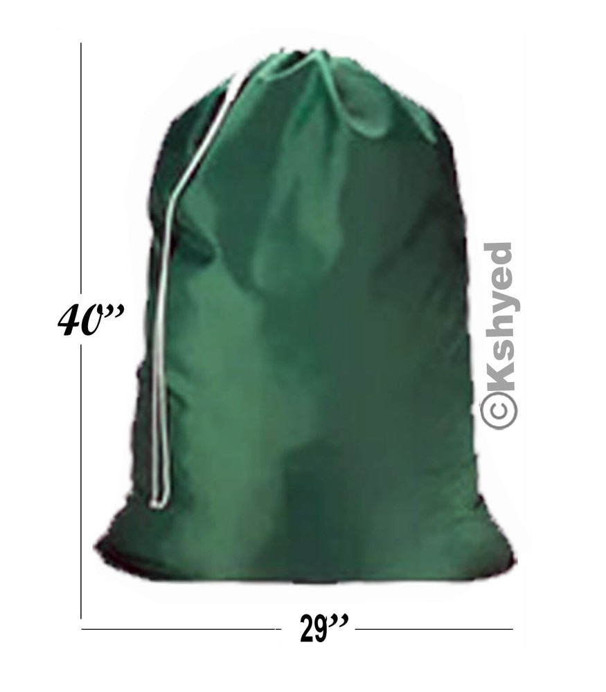 Large Laundry Bag Washable Heavy Duty Locking Drawstring Bag 29"X40" (2 Pack)