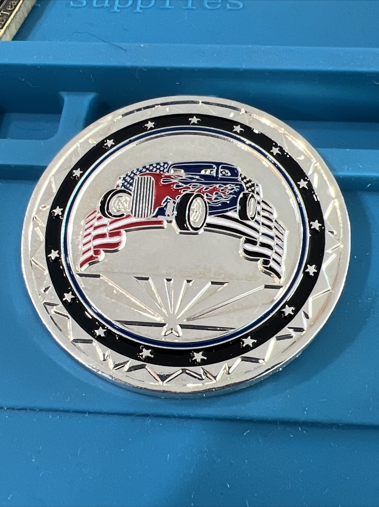 Back The Blue Police Challenge Coin