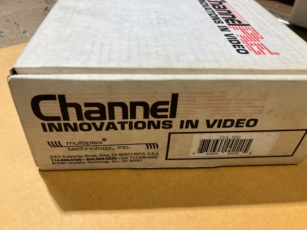 Multiplex Tech Channel Innovations Broadband RF Amplifier Model#DA-500