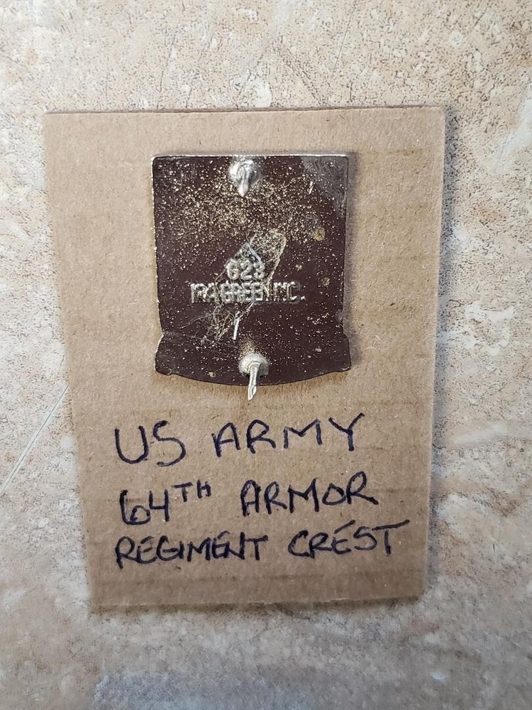 US Army 64th Armor Regiment Crest DUI