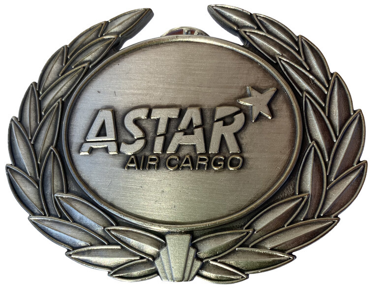 Astar Airline cap badge