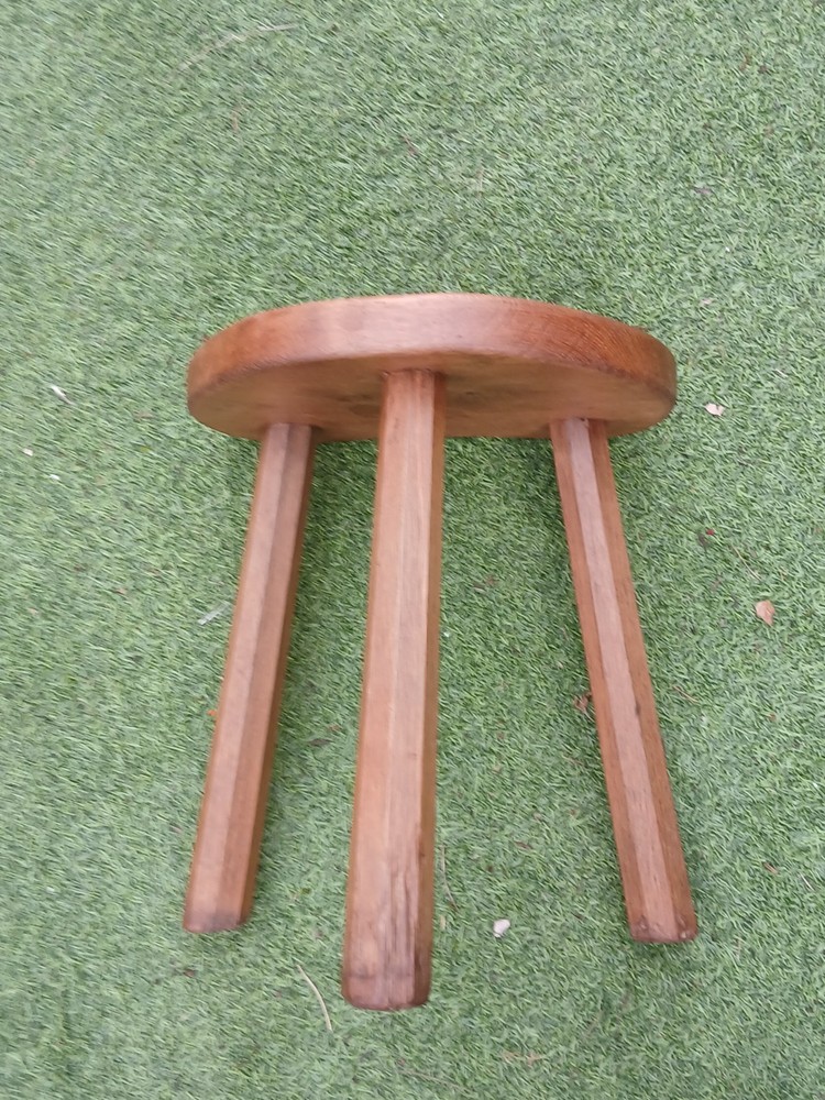 Robert Thompson 'The Mouseman' Stool Pre 1930s Vintage