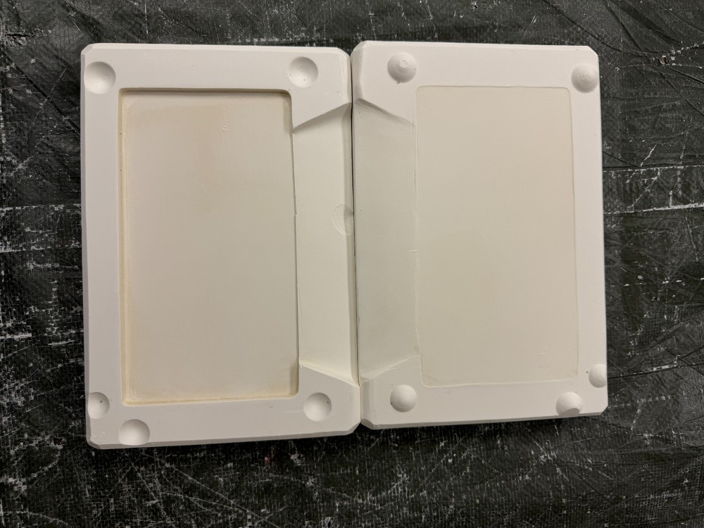 VINTAGE BOOTHE CERAMIC MOLD #1140 SMALL SOLID BLANK