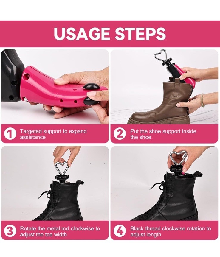 Yaalben Two Piece Shoe Stretch System Sneakers/Ankle Boot ￼