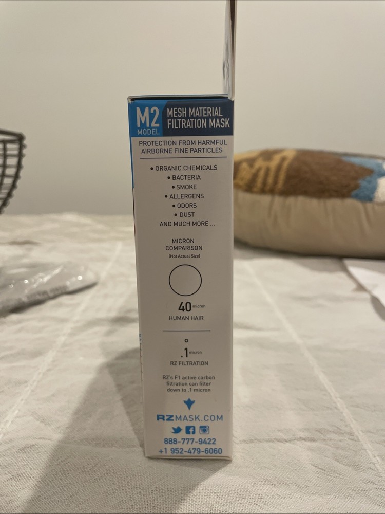 RZ Mask M2 Mesh Medium Face Mask Reusable Washable