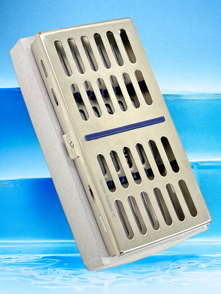 Artlab-2Pc Autoclave Box For 7 Instruments With Removable Silicone Inserts