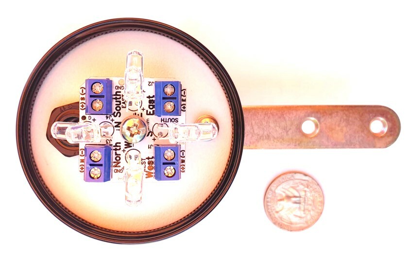 Jar Enclosure Dome DIY Sun Tracking Controller Board + Dual Axis Sensors Board