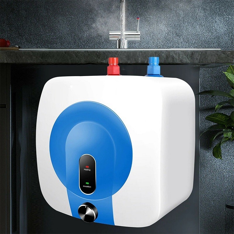 10L Instant Electric Hot Water Heater Shower Compact Mini-Tank Storage RV 110V