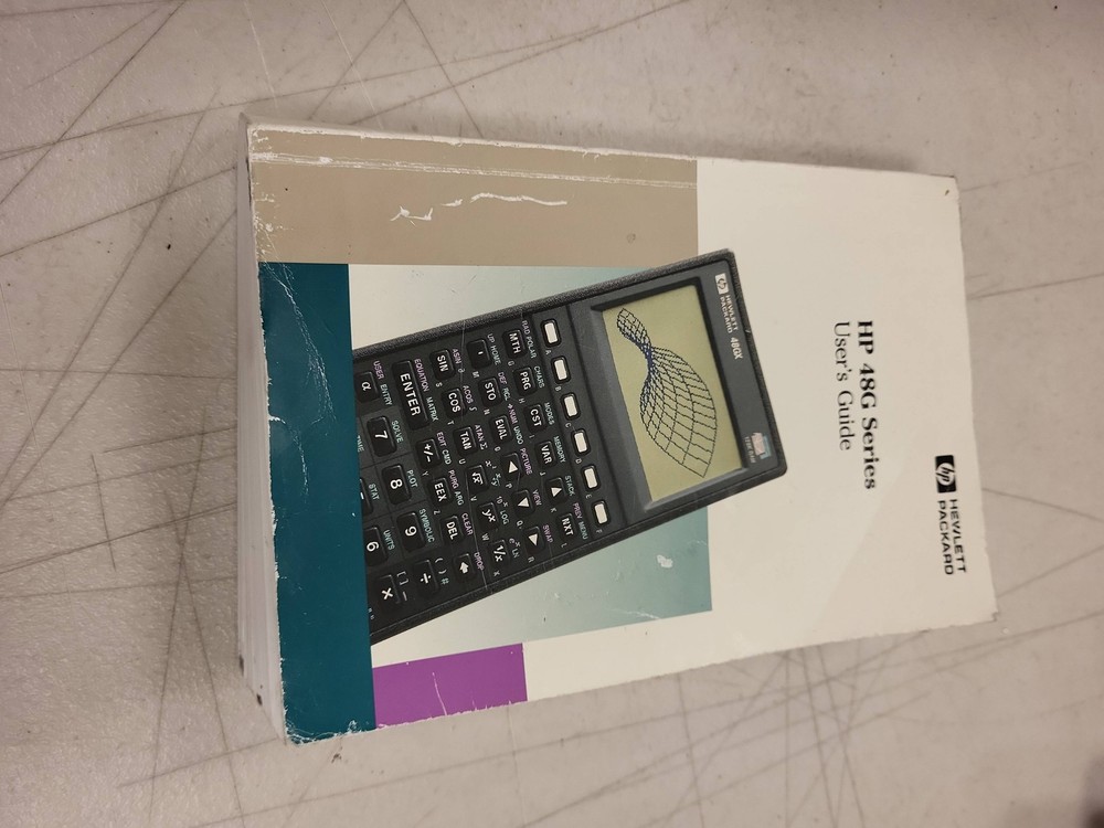 HP 48G Series Calculator User Guide Manual Hewlett Packard Reference Book
