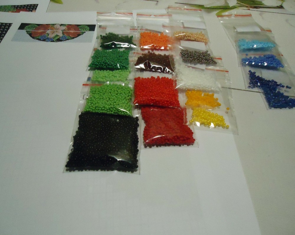 Kit for making a necklace gerdan. Beading Loom Pattern. #1