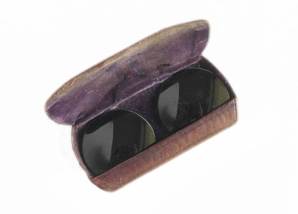 ANTIQUE EYEGLASSES SUNGLASSES WITH ORIGINAL BOX CASE