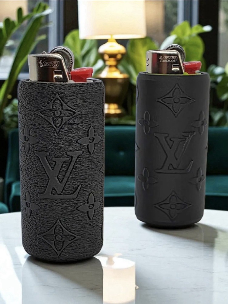 3D Printed Lighter Sleeve Case – Fits Bic – Textured Custom Designs