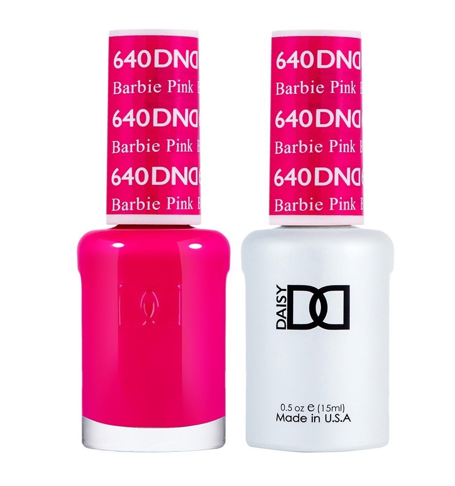DND DUO Matching Gel & Lacquer #640 - Barbie Pink