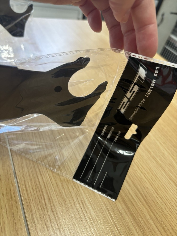 LS2 Verso Helmet Replacement Visor Peak Matte Black