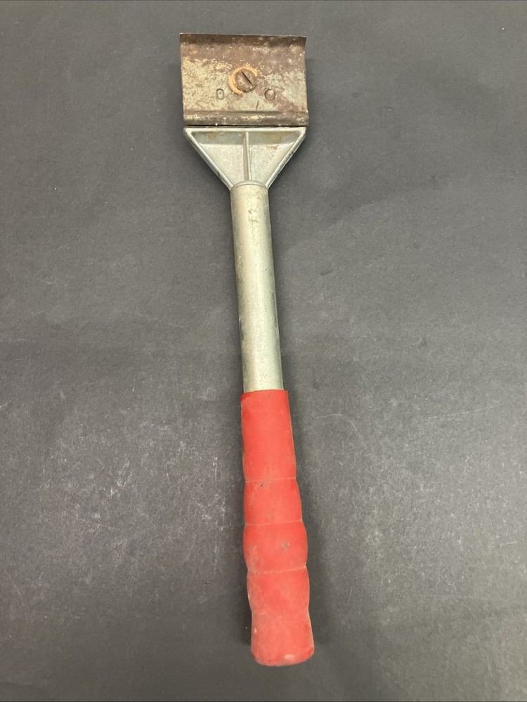 Vintage Red Devil 55 USA Razor Blade Paint Scraper Tool Heavy Use