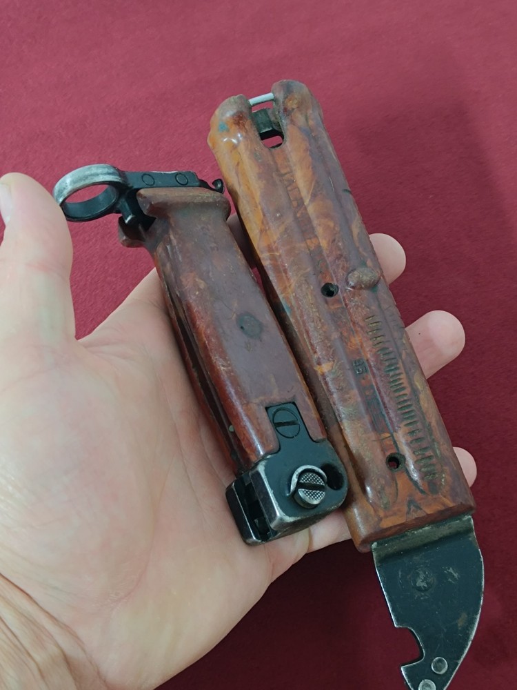 USSR Soviet Bayonet Handle and Scabbard.