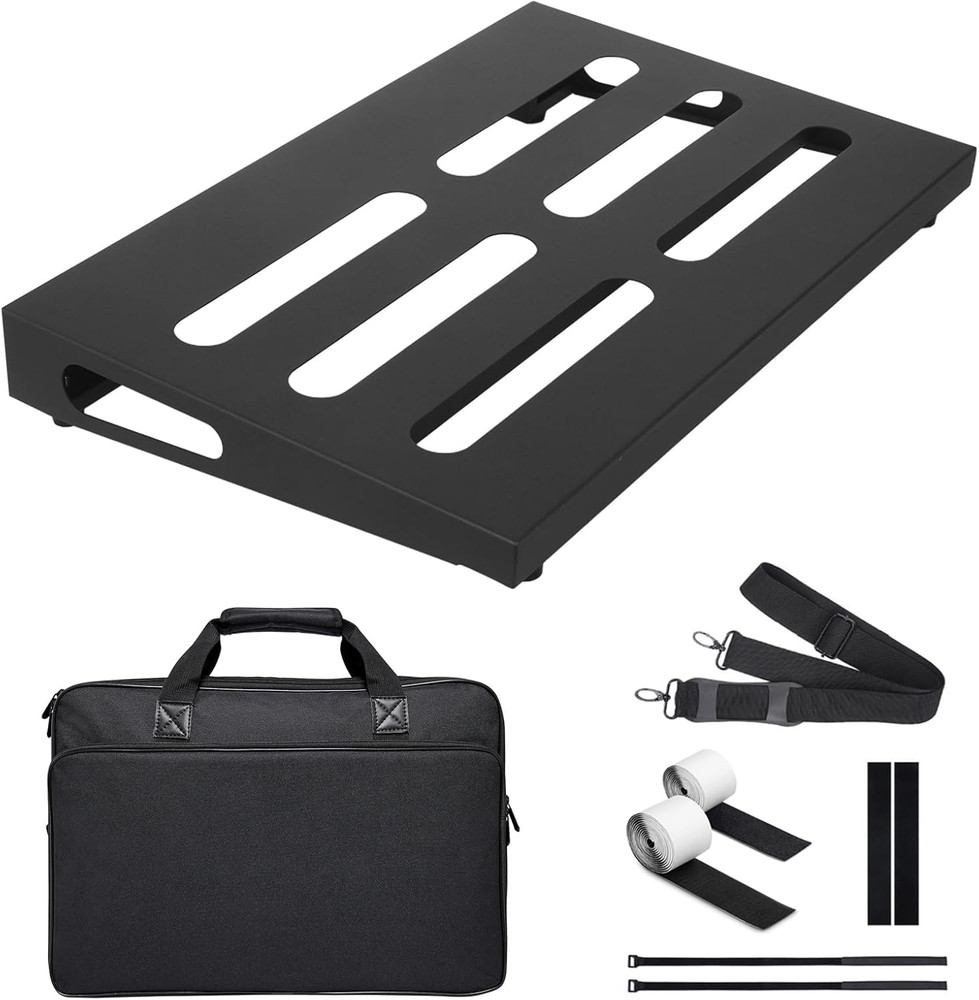 Guitar Pedal Board 18"x11.8" with Carry Bag