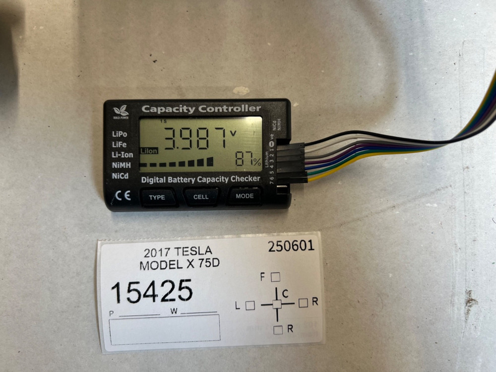 2016-2020 TESLA MODEL X S 75 P75D Battery Module 5.35 kWh