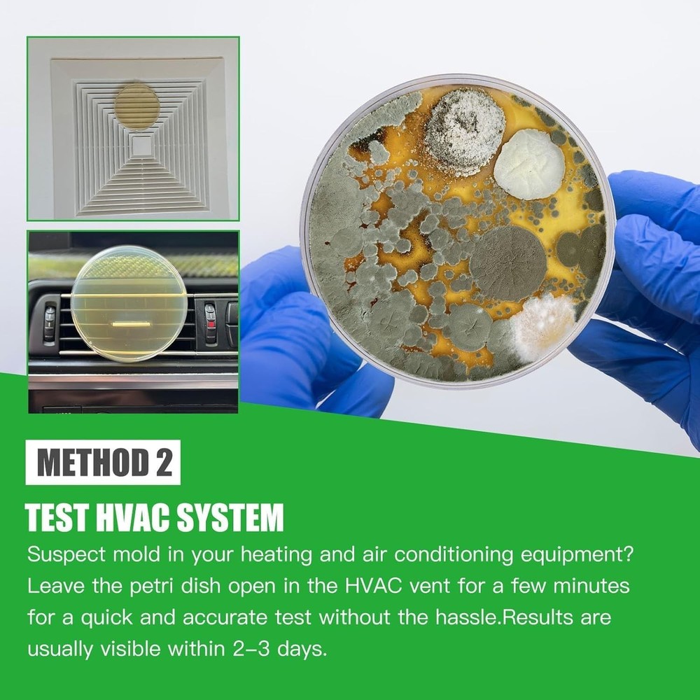 Mold Test Kit for Home Within 8 Individual Tests,DIY Detector at Home,Surface...